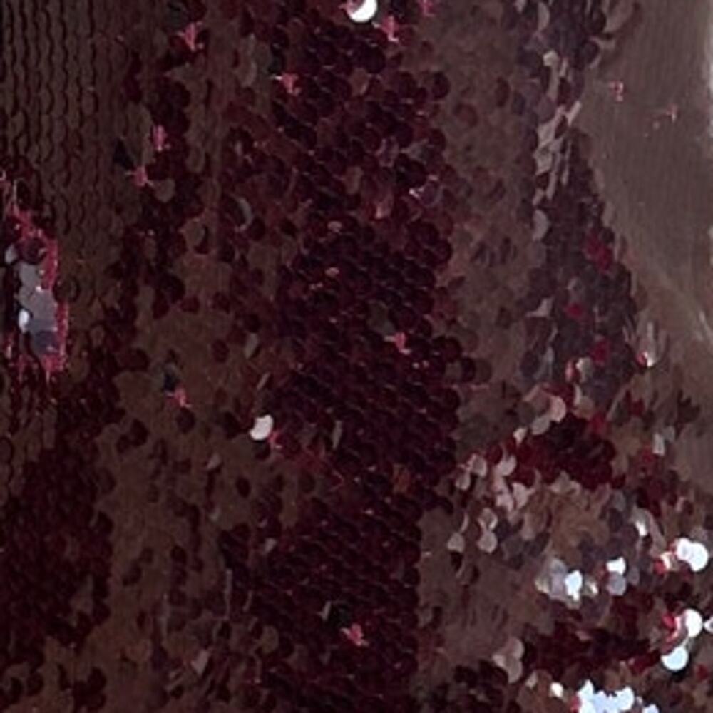 Runaway The Label Burgundy Sequin Midi Dress Revolve NWT Side Slit S US 4 - Picture 8 of 13